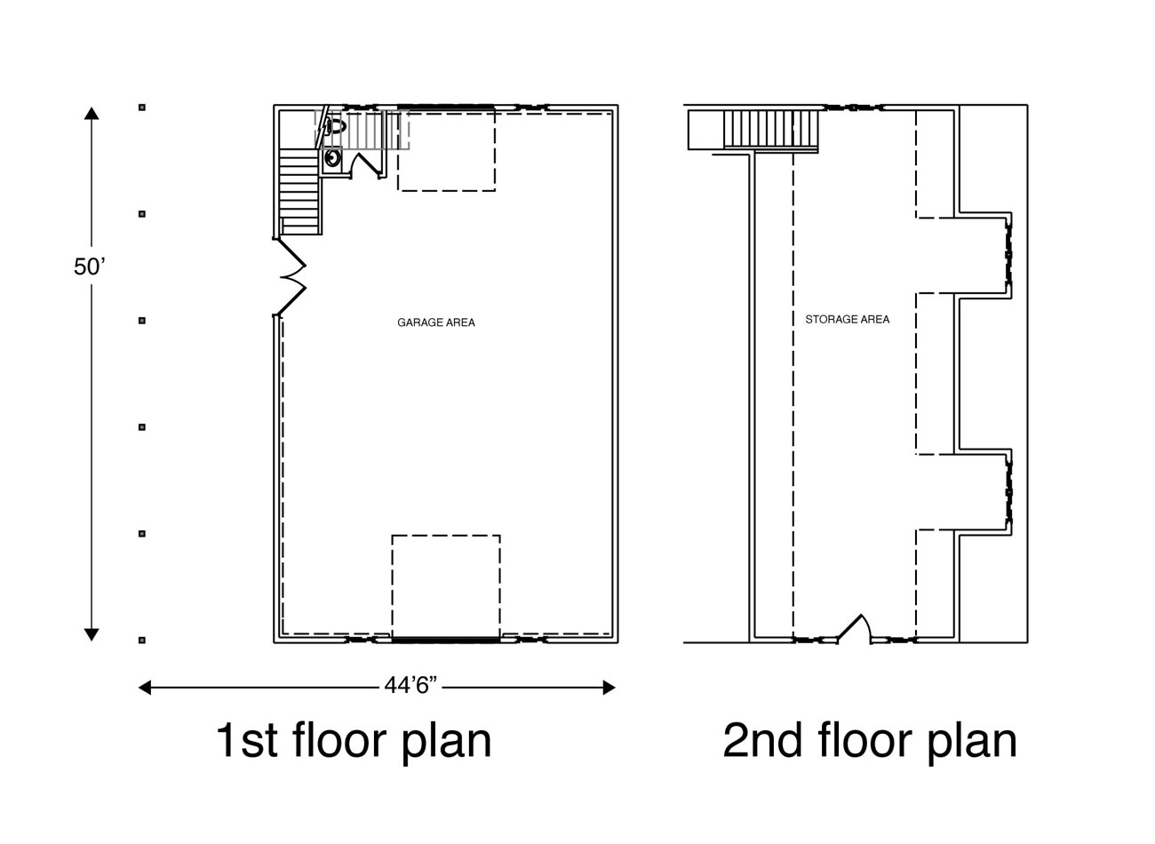 1st and 2nd floor plan